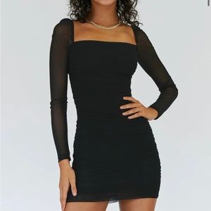 Princess Polly Long Sleeve Mini Dress